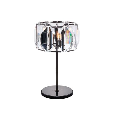 HALO FACET CRYSTAL TABLE LAMP - CRYSTAL
