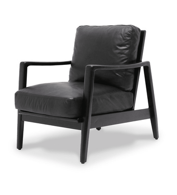 BUCKLE ARMCHAIR - BLACK