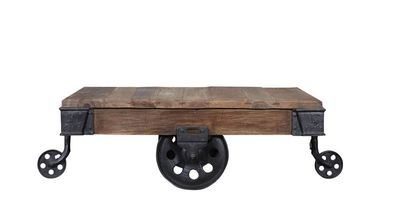 BAGGAGE TROLLEY COFFEE TABLE