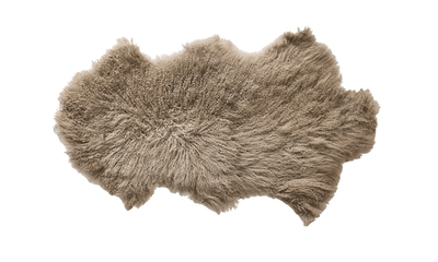 TIBETAN LAMB HIDE - TAUPE
