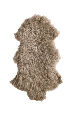 TIBETAN LAMB HIDE - TAUPE