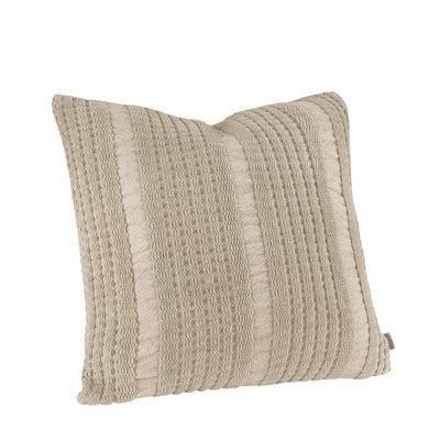 DENISE SQUARE CUSHION - BEIGE