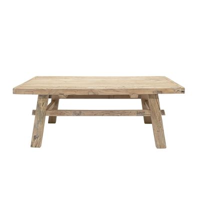 RECLAIMED ELM COFFEE TABLE - NATURAL