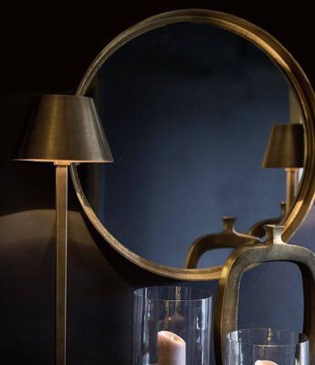 DINO MIRROR - BRASS