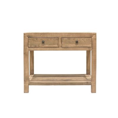 PEASANT 2 DRAWER CONSOLE WITH LOW SHELF