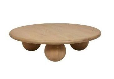 BRUNO BALL COFFEE TABLE - NATURAL OAK