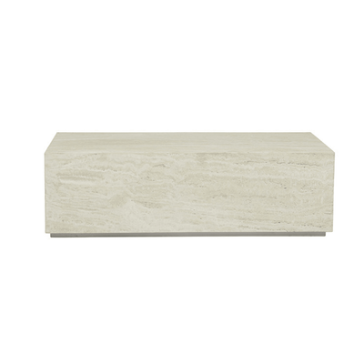 ELLE RECTANGULAR BLOCK COFFEE TABLE - NATURAL