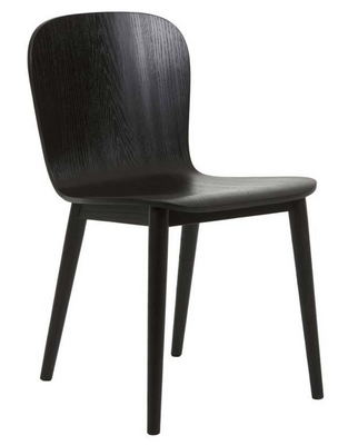 SKETCH PUDDLE DINING CHAIR - BLACK