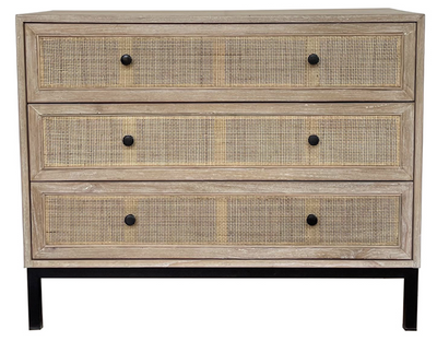 TAIERI 3 DRAWER COMMODE - NATURAL