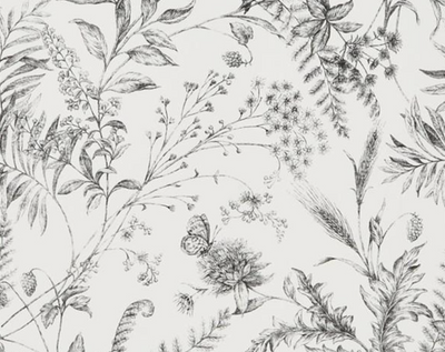 FERN TOILE - ETCHED BLACK