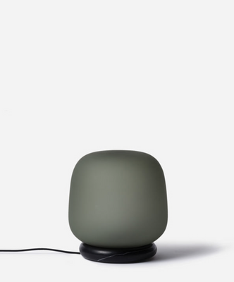 AB TABLE LAMP - FROSTED SMOKE GREY/GREEN