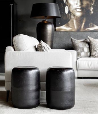 LORENZO SIDE TABLE - BLACK