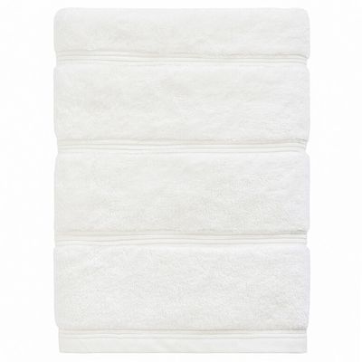 BAMBOO BATH TOWELS - WHITE