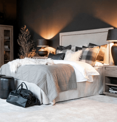 CAPRICE BEDSPREAD - TAUPE