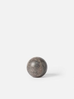 GEO MARBLE SPHERE - FOREST GREEN