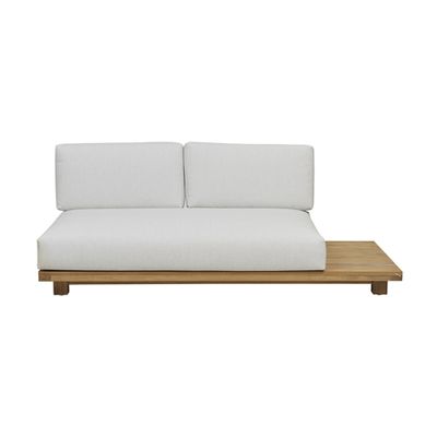 HAVEN OUTDOOR 2 SEATER RIGHT SOFA - SNOW