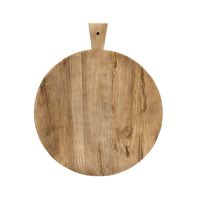 ARTISAN ROUND BREAD BOARD WITH HANDLE