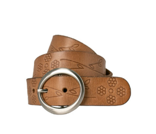 PICNIC POINT LEATHER BELT - NATURAL