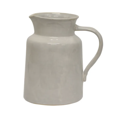 FRANCO RUSTIC WHITE LARGE PITCHER