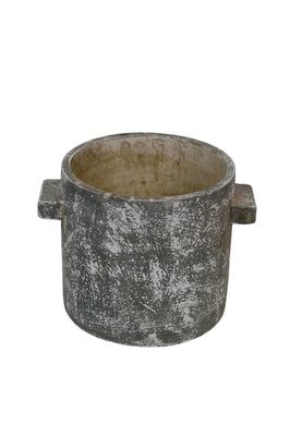 RUSTIC PLANTER WITH HANDLES - LARGE