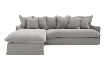 HUGO MODULAR WITH CHAISE - CEMENT