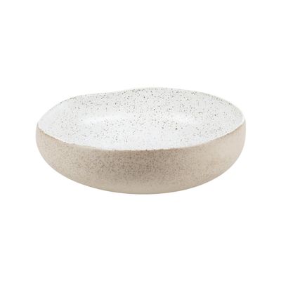 SMALL SERVING BOWL - WHITE SPECKLE