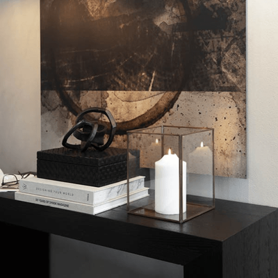 LAUSANNE BRASS LANTERN - MEDIUM