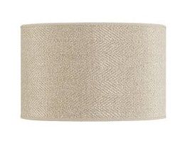 ARTWOOD CYLINDER LAMPSHADE - LINEN