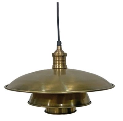 TIERED HANGING PENDANT - ANTIQUE BRASS