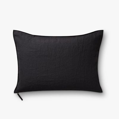 LAVA GREY RECTANGLE CUSHION - LINEN