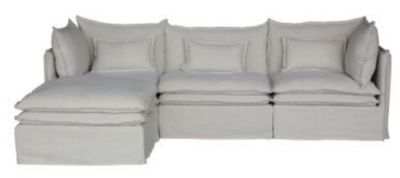 MYLES SECTIONAL SOFA - SALT AND PEPPER