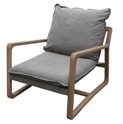 CAMERON LOUNGE CHAIR - DARK GREY
