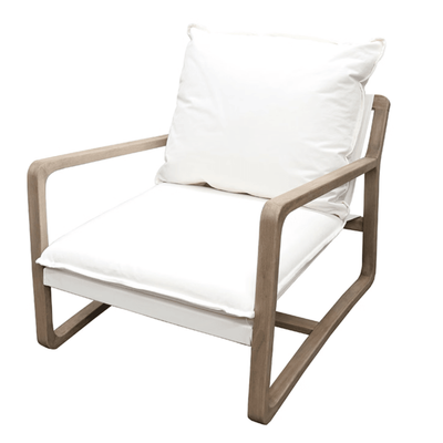 CAMERON LOUNGE CHAIR - IVORY