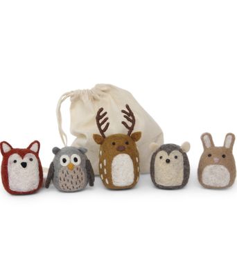 FOREST ANIMALS - SET OF 5