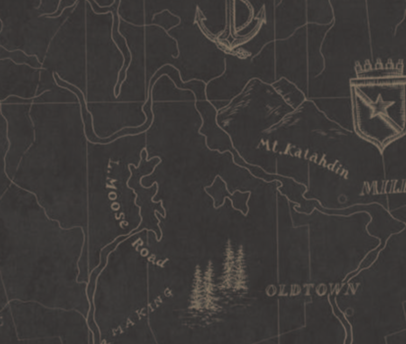 Hus SEARSPORT MAP ATLANTIC, WALL COVERINGS