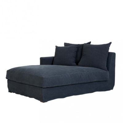 SKETCH SLOOPY LEFT CHAISE SOFA - INK