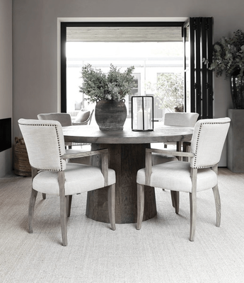 MAGGIE DINING ARMCHAIR - LINEN SAND
