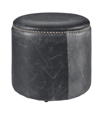 NICE OTTOMAN - VINTAGE BLACK