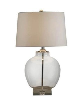GLASS URN TABLE LAMP