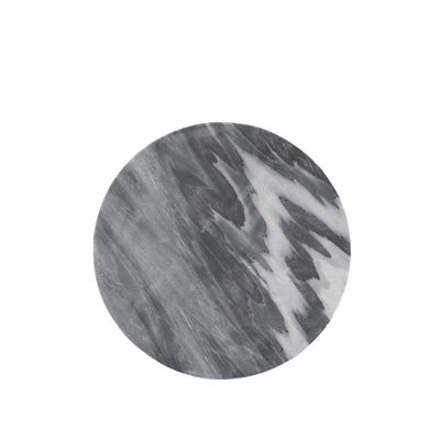 MARBLE DISH PLATE - GREY