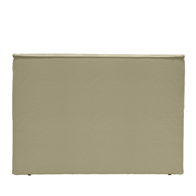 MILTON LINEN SLIP HEADBOARD - KHAKI