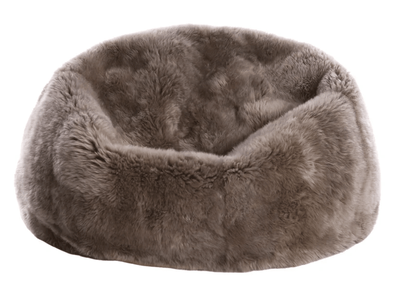 SHEEPSKIN BEAN BAG - COCOA