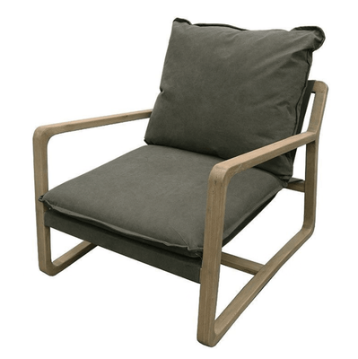 CAMERON LOUNGE CHAIR - ARMY