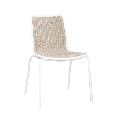 VILLA ROPE DINING CHAIR - WHITE