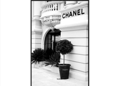 CHANEL FRAMED CANVAS