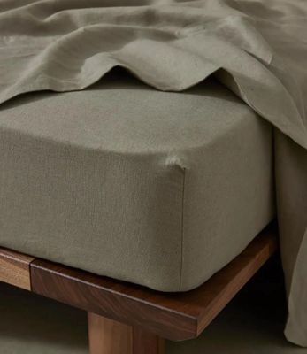 RAVELLO FITTED SHEET - CAPER