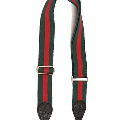 BAG STRAP - RED AND GREEN