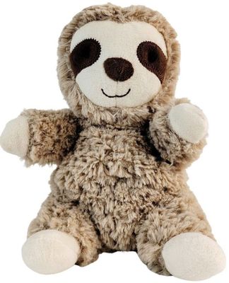 CURLY SLOTH SOFT TOY - BROWN