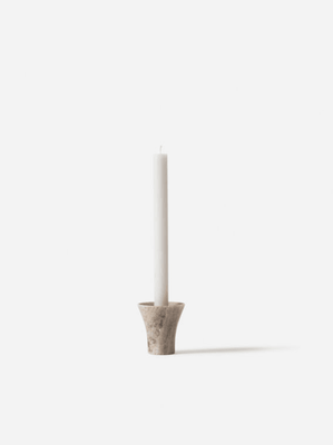 FLARE CANDLE HOLDER - FOREST BROWN