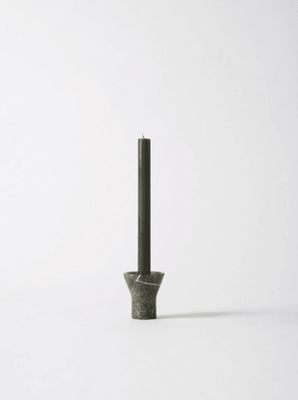 FLARE CANDLE HOLDER - FOREST GREEN